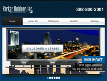 Tablet Screenshot of parkeroutdoorinc.com